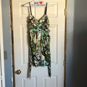 Paisley spaghetti strap summer dress